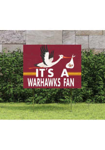 Louisiana-Monroe Warhawks 18x24 Stork Yard Sign