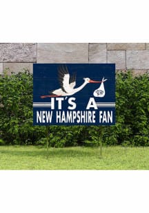 New Hampshire Wildcats 18x24 Stork Yard Sign