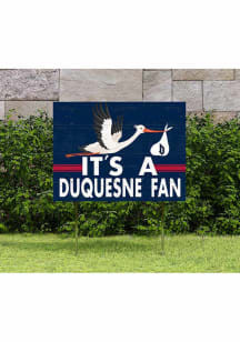 Duquesne Dukes 18x24 Stork Yard Sign
