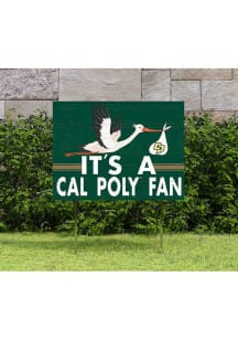 Cal Poly Mustangs 18x24 Stork Yard Sign