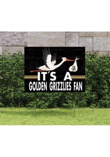 Oakland University Golden Grizzlies 18x24 Stork Yard Sign