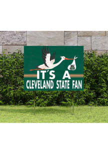Cleveland State Vikings 18x24 Stork Yard Sign