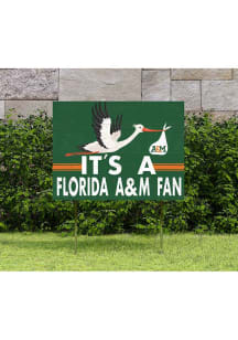 Florida A&amp;M Rattlers 18x24 Stork Yard Sign