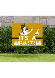 Alabama State Hornets 18x24 Stork Yard Sign