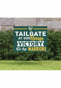 Wayne State Warriors 18x24 Tailgate Yard Sign