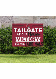 Ball State Cardinals 18x24 Tailgate Yard Sign