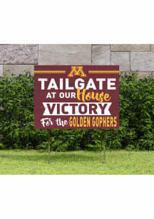 Red Minnesota Golden Gophers 18x24 Tailgate Yard Sign