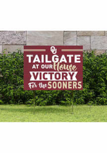 Oklahoma Sooners 18x24 Tailgate Yard Sign