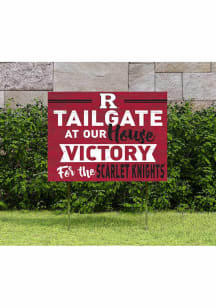 Red Rutgers Scarlet Knights 18x24 Tailgate Yard Sign