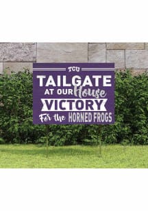 TCU Horned Frogs 18x24 Tailgate Yard Sign