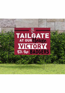 Red Wisconsin Badgers 18x24 Tailgate Yard Sign