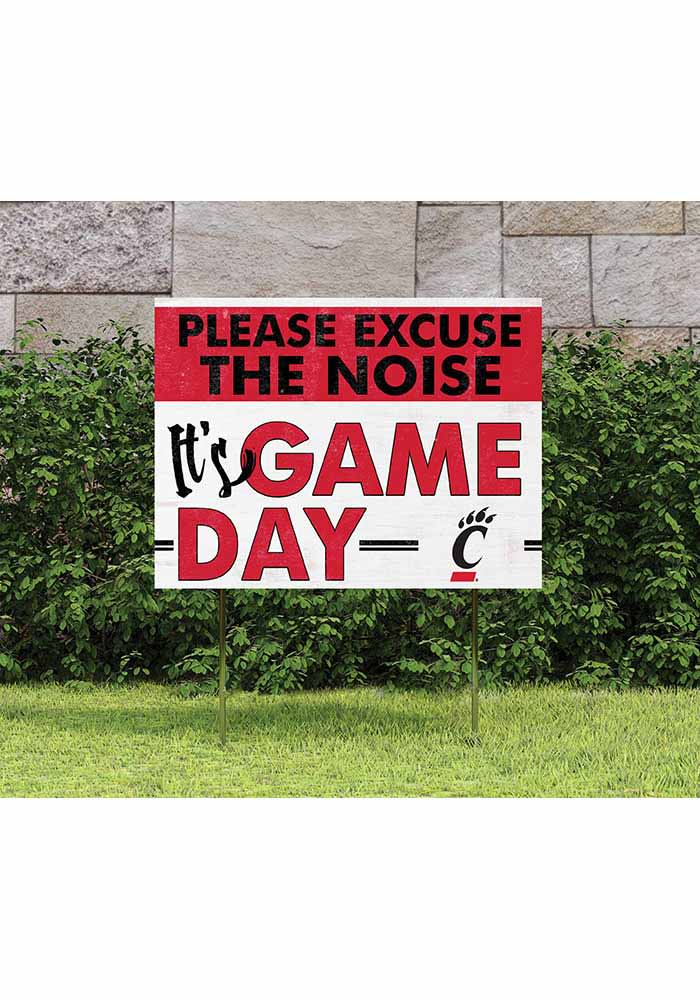 Cincinnati Bearcats 18x24 Excuse the Noise Yard Sign