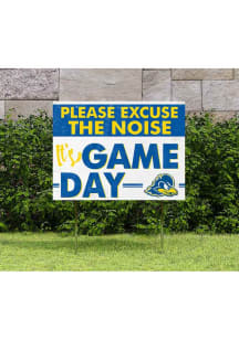 Delaware Fightin' Blue Hens 18x24 Excuse the Noise Yard Sign