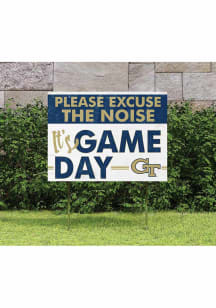 GA Tech Yellow Jackets 18x24 Excuse the Noise Yard Sign