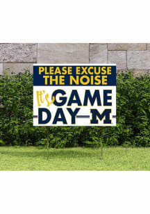 Michigan Wolverines 18x24 Excuse the Noise Yard Sign