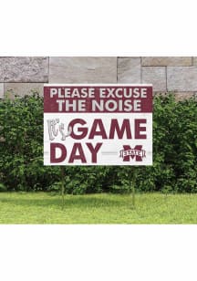 Mississippi State Bulldogs 18x24 Excuse the Noise Yard Sign