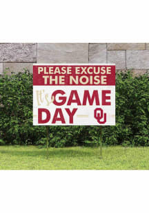 Oklahoma Sooners 18x24 Excuse the Noise Yard Sign