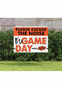 Oklahoma State Cowboys 18x24 Excuse the Noise Yard Sign