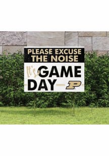 Gold Purdue Boilermakers 18x24 Excuse the Noise Yard Sign