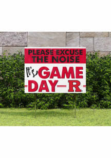 Red Rutgers Scarlet Knights 18x24 Excuse the Noise Yard Sign