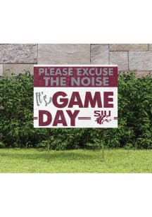 Southern Illinois Salukis 18x24 Excuse the Noise Yard Sign