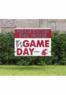 Washington State Cougars 18x24 Excuse the Noise Yard Sign