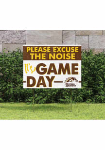 Western Michigan Broncos 18x24 Excuse the Noise Yard Sign
