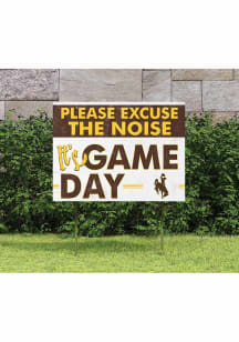 Wyoming Cowboys 18x24 Excuse the Noise Yard Sign