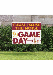 Louisiana-Monroe Warhawks 18x24 Excuse the Noise Yard Sign