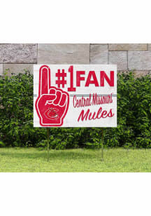 Central Missouri Mules 18x24 Fan Yard Sign