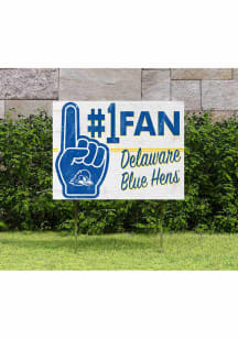 Delaware Fightin' Blue Hens 18x24 Fan Yard Sign