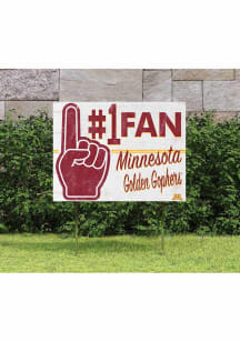 Red Minnesota Golden Gophers 18x24 Fan Yard Sign