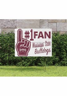 Mississippi State Bulldogs 18x24 Fan Yard Sign