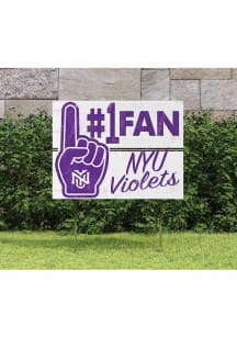 NYU Violets 18x24 Fan Yard Sign