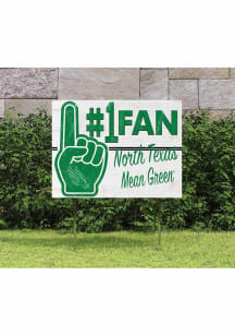 North Texas Mean Green 18x24 Fan Yard Sign