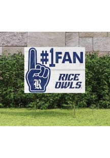 Rice Owls 18x24 Fan Yard Sign