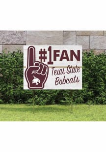 Texas State Bobcats 18x24 Fan Yard Sign