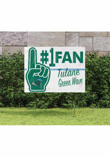 Tulane Green Wave 18x24 Fan Yard Sign