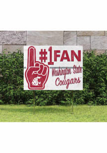 Washington State Cougars 18x24 Fan Yard Sign