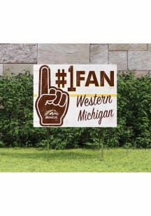 Western Michigan Broncos 18x24 Fan Yard Sign