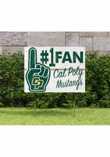 Cal Poly Mustangs 18x24 Fan Yard Sign