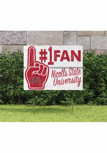 Nicholls State Colonels 18x24 Fan Yard Sign
