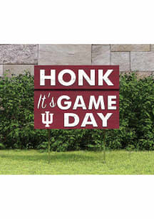Red Indiana Hoosiers 18x24 Game Day Yard Sign