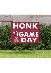 Red Ohio State Buckeyes 18x24 Game Day Yard Sign