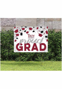 Troy Trojans 18x24 Confetti Yard Sign