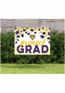 West Chester Golden Rams 18x24 Confetti Yard Sign