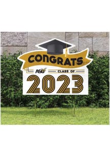 Alabama State Hornets 18x24 Congrats Graduation Yard Sign