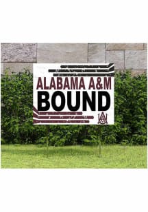 Alabama A&amp;M Bulldogs 18x24 Retro School Bound Yard Sign
