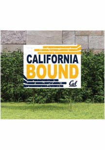 Cal Golden Bears 18x24 Retro School Bound Yard Sign
