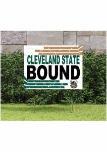 Cleveland State Vikings 18x24 Retro School Bound Yard Sign